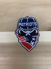 New England Patriots Embroidered Iron On 3” Bandit Patch