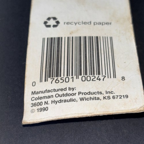 Vintage Coleman Brass Fuel Filler Cap Complete Part 220C1401 - Made in the USA - Afbeelding 8 van 9