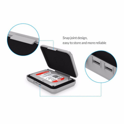 Portable Hard Drive Protector Protective Case Storage Box For 3.5 Inch HDD - Afbeelding 9 van 16