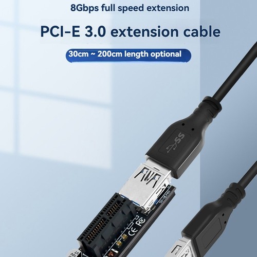 Add on Card PCI-E Riser PCIE PCI-Express X1 to X4 PCI E Riser Card3700 - Afbeelding 2 van 6
