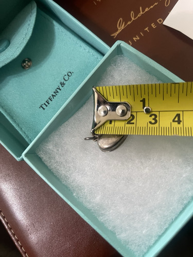 Tiffany & Co. Medallón Corazón Grande Plata Esterlina Colgante Foto De Colección - Imagen 10 de 10