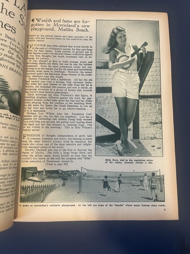 Screen Secrets Magazine Vol. VIII No. 56 Nov. 1929-VG Sue Carol On cover! - Picture 3 of 4