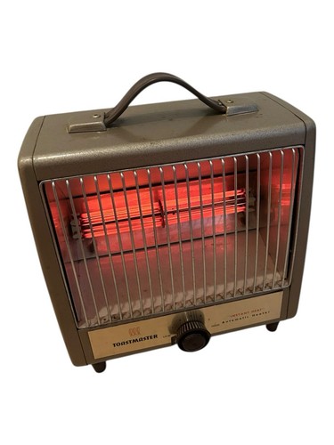 VINTAGE RETRO TOASTMASTER SPACE HEATER 1320W MODEL 9b1 12V 50-60Hz 1960s - Picture 5 of 5