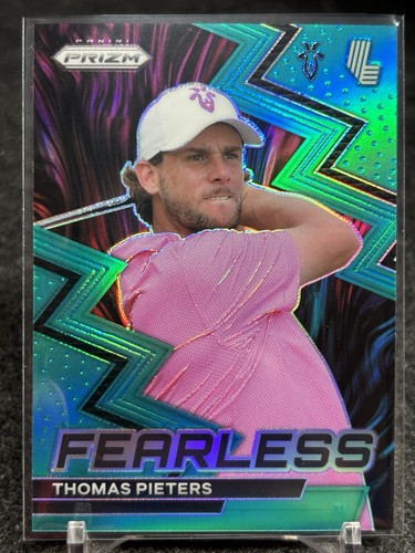 2024 Panini Prizm Liv Golf Fearless Green Prizm /199 Thomas Pieters FCMB - Bild 1 von 2