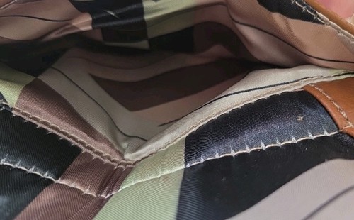 TIGNANELLO Bolso de Hombro Organizador de Cuero Marrón Caramelo 14X8X 5"" Usado - Imagen 8 de 10