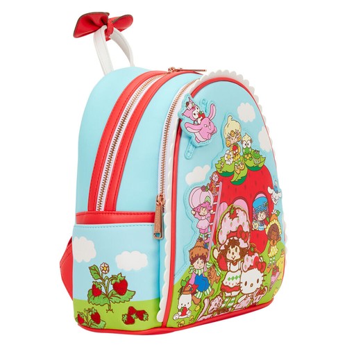 Loungefly Hello Kitty & Friends x Strawberry Shortcake Scented Backpack Bag BNWT - Picture 6 of 8