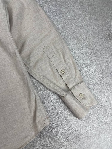 Suitsupply Egyptian Cotton Long Sleeve Shirt Slim Fit Size 37/38 - Picture 10 of 11