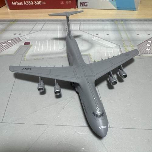 Wie Herpa Wings Gemini Jets 1:400 Dover Lockeed C-5 Galaxy USAF - Foto 5 di 10