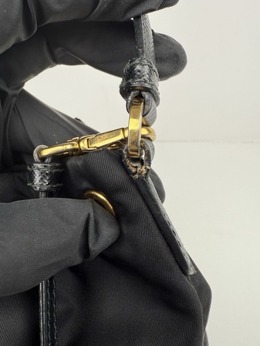 Prada Duet Drawstring Bucket Bag Tessuto Small Bag - Picture 6 of 12