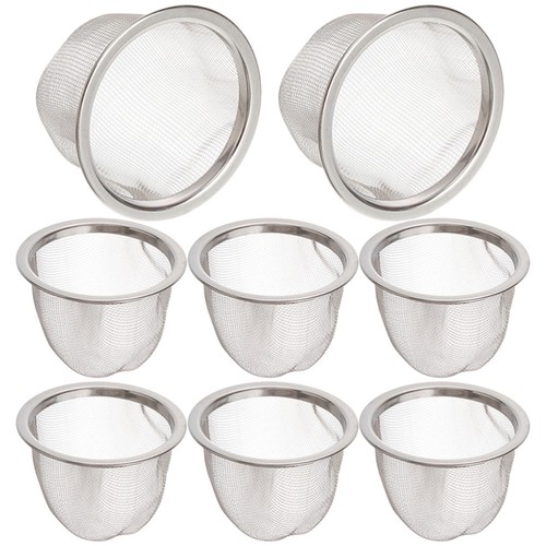 Filtro de té remojo viaje acero inoxidable colador infusor suelto 8 piezas - Imagen 3 de 12