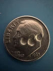 Rare 1965 Error Dime 3 Punches.