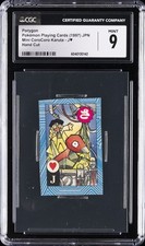 1997 POKEMON PLAYING CARDS PORYGON CGC 9