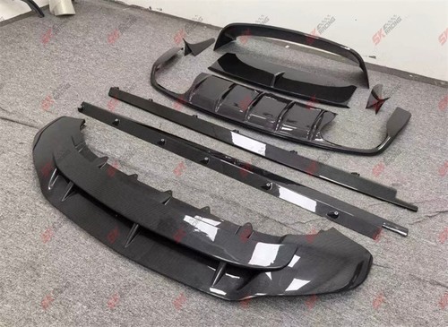 Front Lip Rear Diffuser Side Skirt Top Wing Bodykit Fit 21-24 Bentley Bentayga - Picture 8 of 23