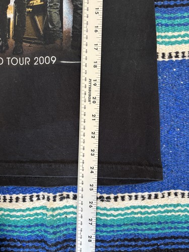 Jonas Brothers Mens Small Black World Tour 2009 Concert Band Graphic Tee - Picture 5 of 11