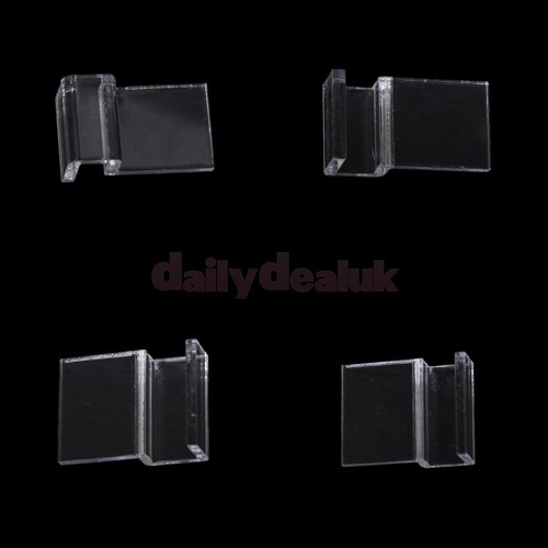 Aquarium Fish Tank Glass Cover Acrylic Clip Support Holder 6mm/8mm/10mm/12mm