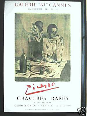 PICASSO IN CANNES LE REPAS FRUGAL LISTED CZWIKLITZER 91 - Picture 1 of 1
