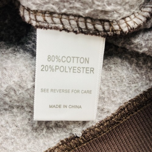 Mitchell & Ness LA Lakers Vintage HWC Big Logo Crew Jumper size M Brown BNWT - Picture 10 of 12