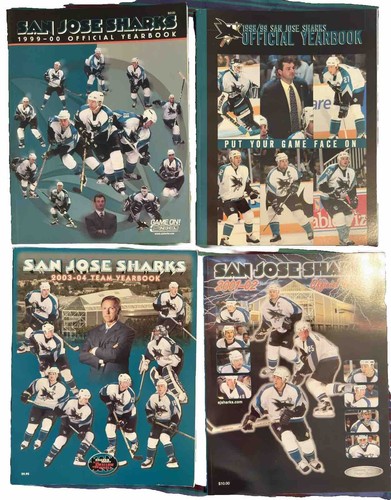 San Jose Sharks Vintage Yearbooks Inaugural & 10th Season Magazines Lot of 42 - Picture 2 of 24