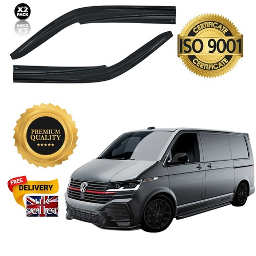 for VW Transporter 2003-2024 T5/T6/T7/T8 Van Wind-Rain Deflectors 2pc