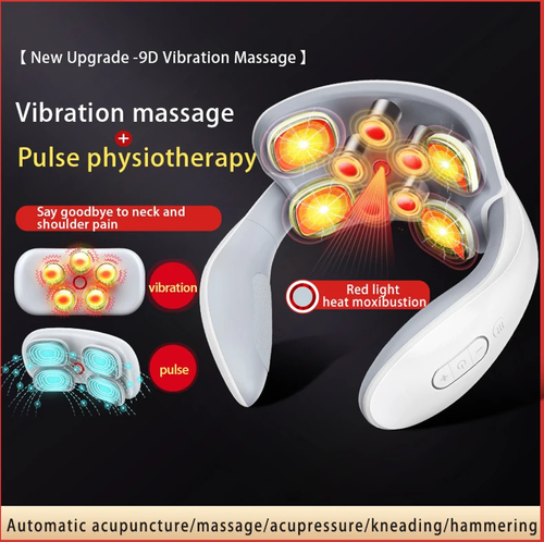 NeckEase - 3-in-1 Beheiztes Puls & Vibration Nackenmassagegerät 3D Knetmassagegerät - Bild 2 von 18