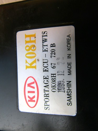 OK08H 67 720 B ELECTRONIC MODULE CONTROL ECU KIA SPORTAGE SUV 4WD 1998 04 USED - Picture 3 of 10