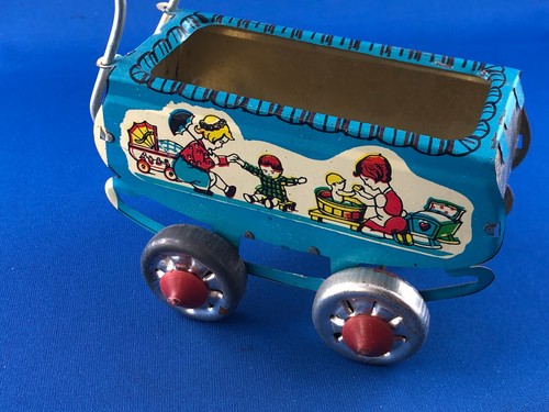 Vintage Tin doll carriage - 11x4cm - Photo 5/10