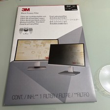 3M Black Frameless Privacy Filter for 23.8" Widescreen Notebook 16:9 PF238W9E
