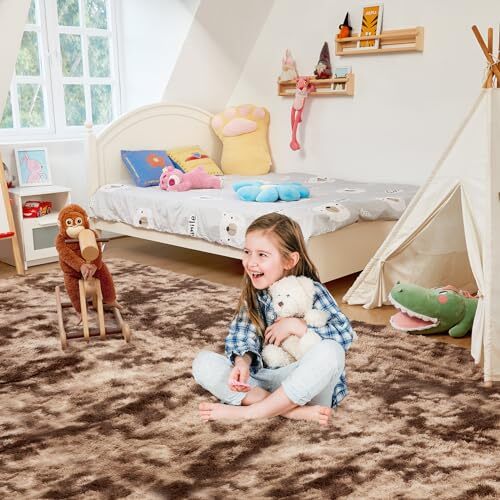 Ultra Soft Rug for Living Room, 4X6 Fluffy Shag Area Assorted Colors , Sizes - Picture 47 of 108