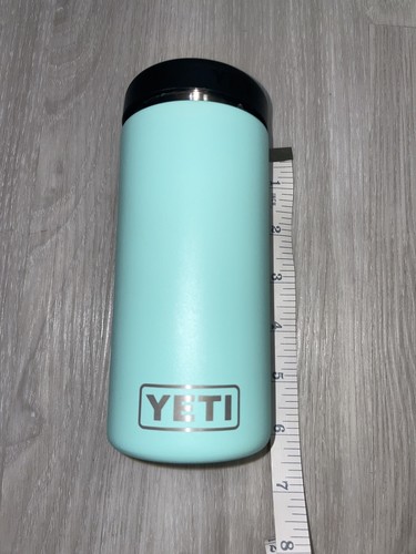 Yeti Rambler 16 oz Colster - Can Cooler Insulator Seafoam Blue - SELTZERS NEW