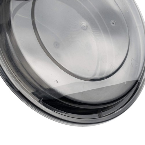 24 oz Plastic 7.25" Round Meal Prep Reusable Food Containers with Lids BPA FREE - Picture 9 of 10
