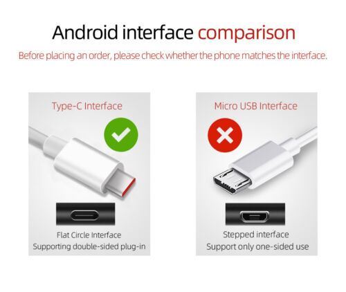 Long Fast Charge USB-C Type C Data Sync Charging Charger Cable Lead For HUAWEI - Picture 8 of 12