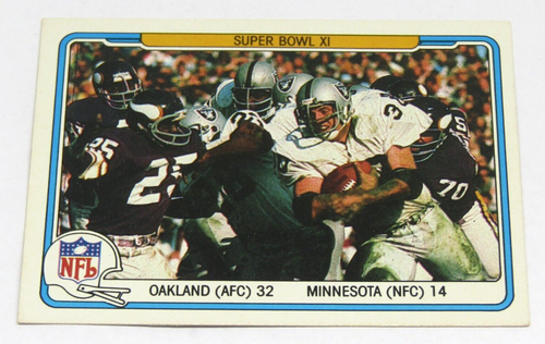 1982 Fleer Cards Super Bowl XI, XV, The Second Wave, Throwing the Down and Out - Picture 2 of 8
