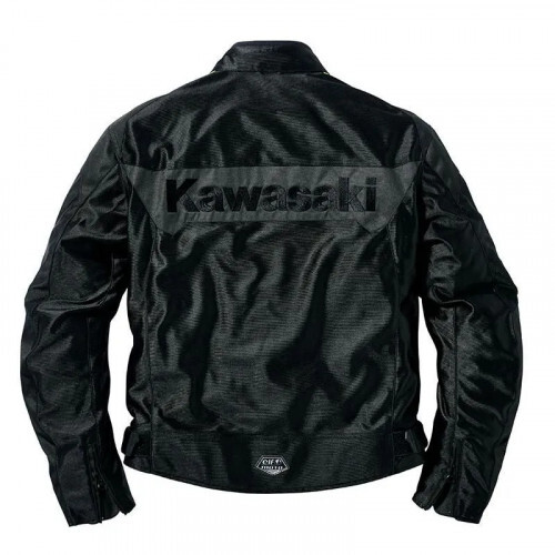 Kawasaki Riding Mesh Jacket elf Collaboration Model Size:3XL limited From JAPAN - Picture 2 of 12