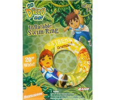 Inflatable Swim Ring 20" Go DIEGO Go Age 3+ NIP