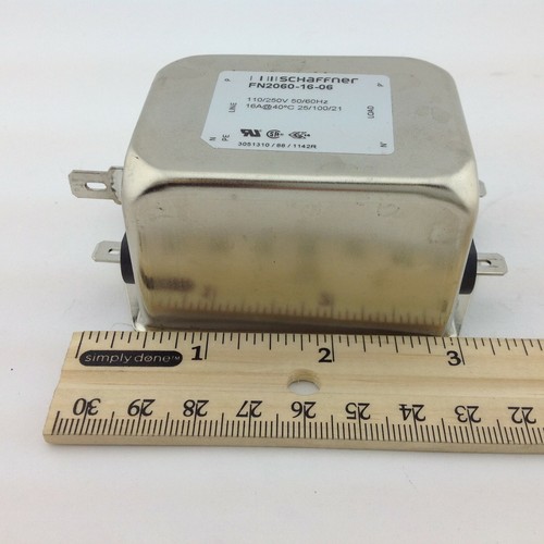 Schaffner Fn2060-16-06 EMI Power Line Filter 16A - Photo 4/5