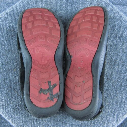 Scarpe slip-on donna Crocs nere in pelle misura 7,5 Medium - Foto 8 di 10