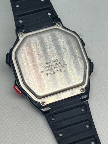 CASIO BP-100 Blood Pressure Monitor Digital Watch Orologio vintage 42mm - Foto 9 di 9