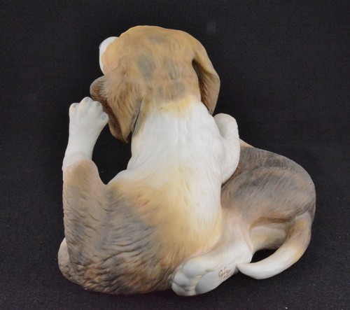 Cybis Beagle Puppy's Dog's Clancey & Brannigan (6"Tall-" Long) - Picture 3 of 11