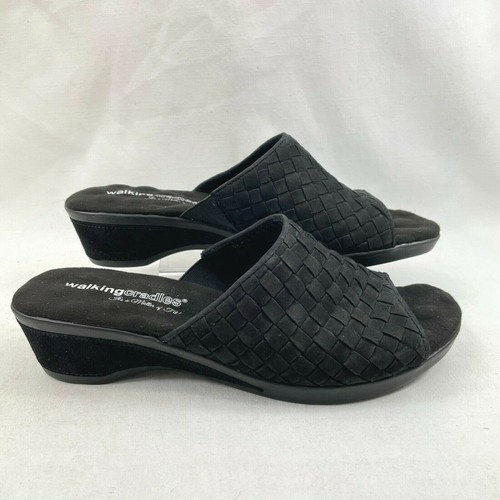 Walking Cradles Keely Damen-Ledersandalen schwarz US 8,5 M - Bild 1 von 4