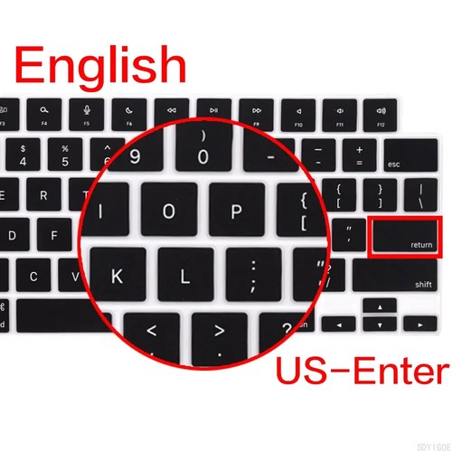 Keyboard Cover For 2005 - 2022 New M2/M3 Macbook Pro /Air 13/15/13.6/16/12 inch - Photo 41/186