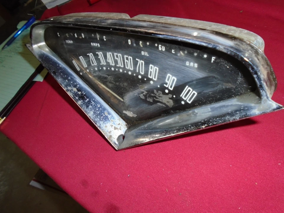 1954, 1955, 1956, 1957 приборная панель грузовика Chevrolet - Изображение 2 из 3