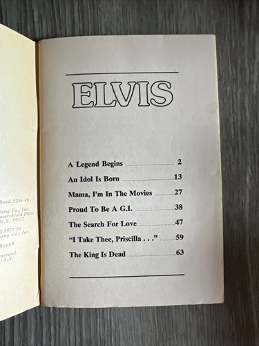 Elvis Dell Purse Book 1977 - Picture 4 of 6