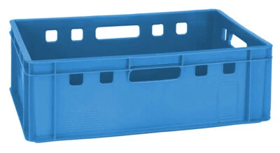 1 Werkstattkiste Lagerbehälter 60x40x20 cm E2 blau neu Gastlando