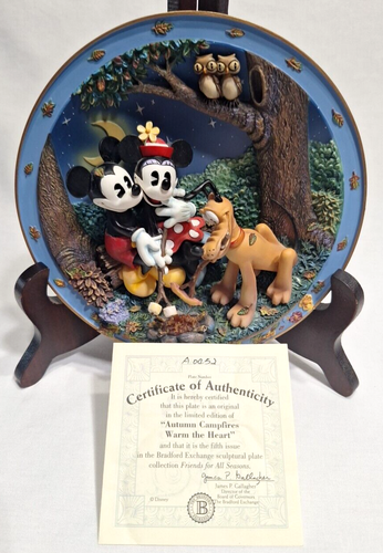 Disney Friends For All Seasons Collection Lot of 8 Bradford Exchange 1998 w/CoA - Picture 5 of 20
