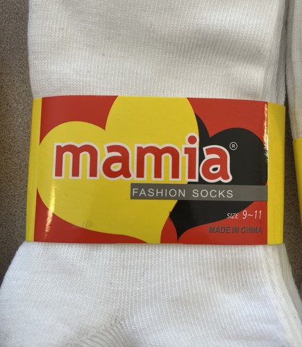Mamia Power Club Fashion Ankle Socks Size 9-11 NWT 30 Pair - Picture 3 of 10