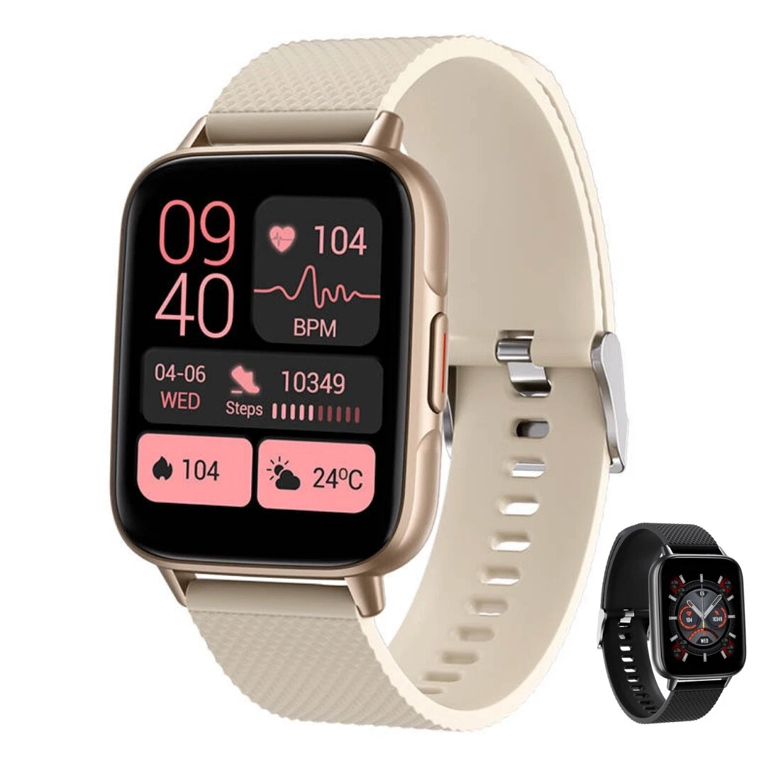 Smart Watch - Heart Monitor | Pedometer| Step Counter | Waterproof (pink)