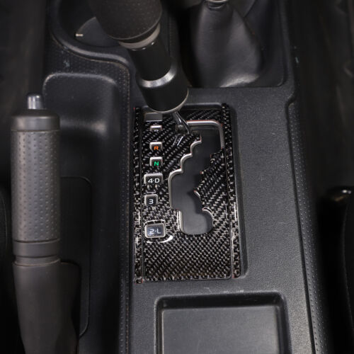 Cubierta automática de cambio de marcha de fibra de carbono para Toyota FJ Cruiser 2007-2021 - Imagen 2 de 12