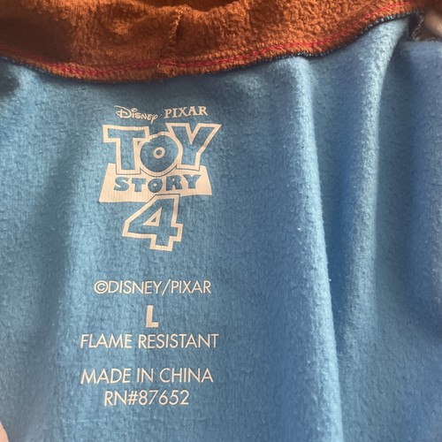 Toy Story costume Pajamas Size 8, 10 Boys Woody One Piece Size L Boy - Picture 2 of 2