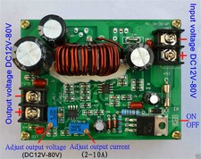800W DC-DC Boost Converter Power Supply Step-up Module 12-80V to 12-80v