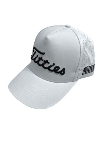 USA Titties Golf Snapback Mesh Trucker Hat Not Titleist Funny Golf Gift NEW - Picture 56 of 89